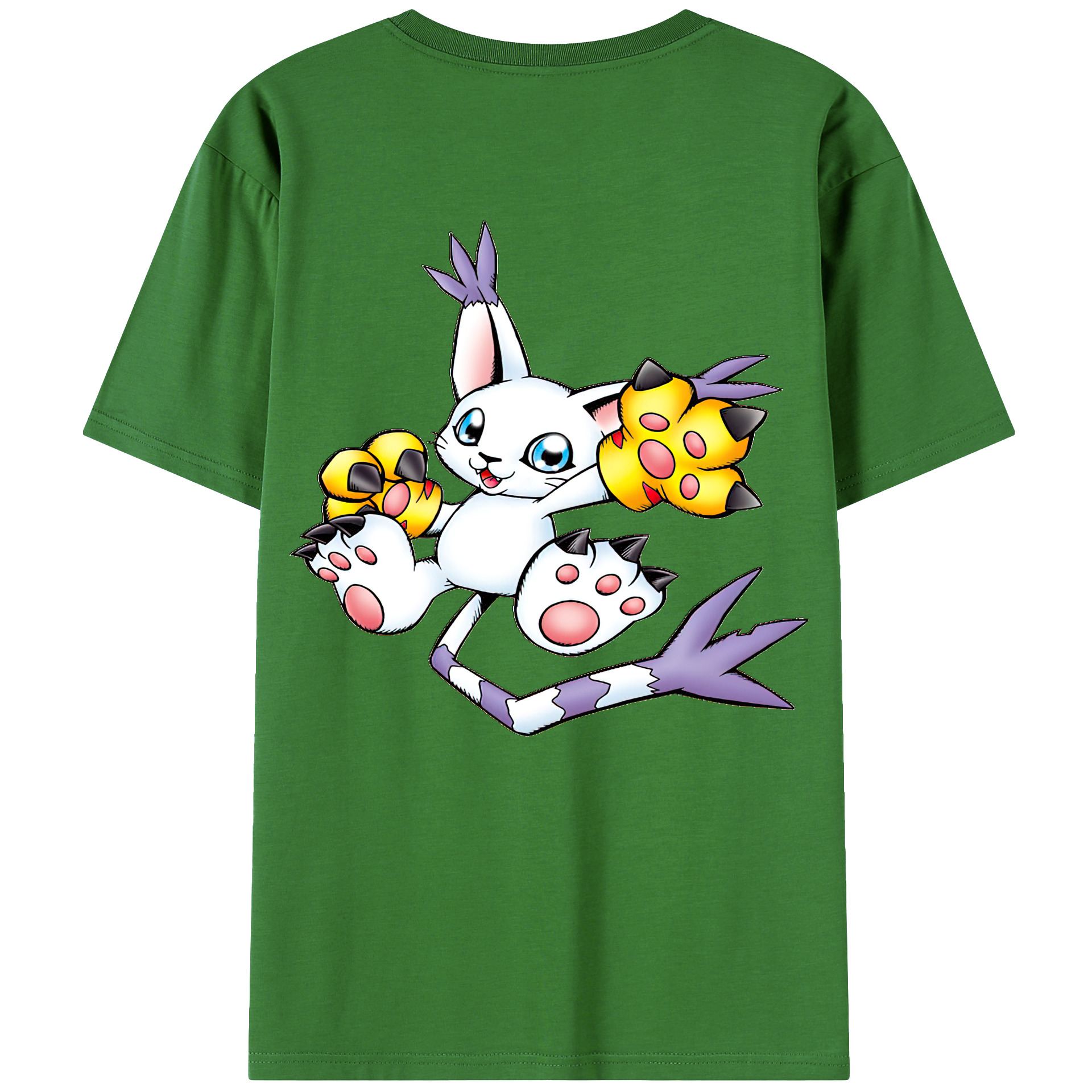 （画像用） Digimon デジタルモンスター/デジモン レディース半袖Tシャツ(バックプリント)